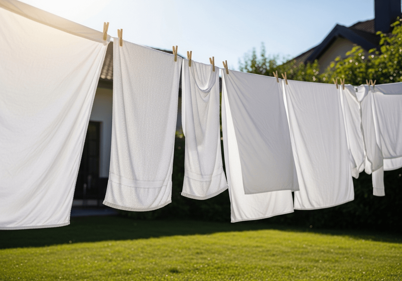 Laundry caregiver with patient