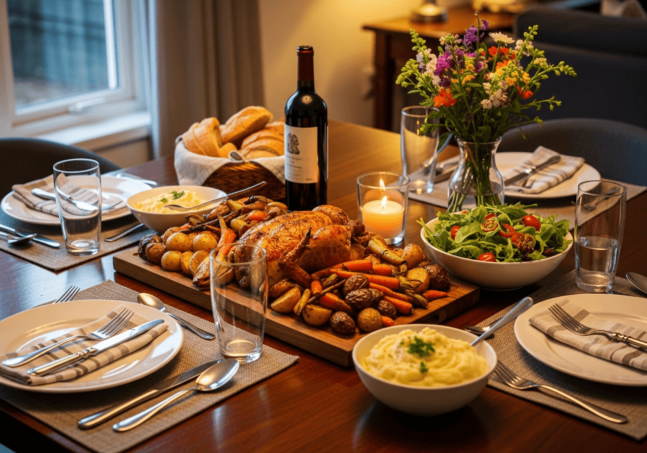 Meal Preparation Support caregiver with patient