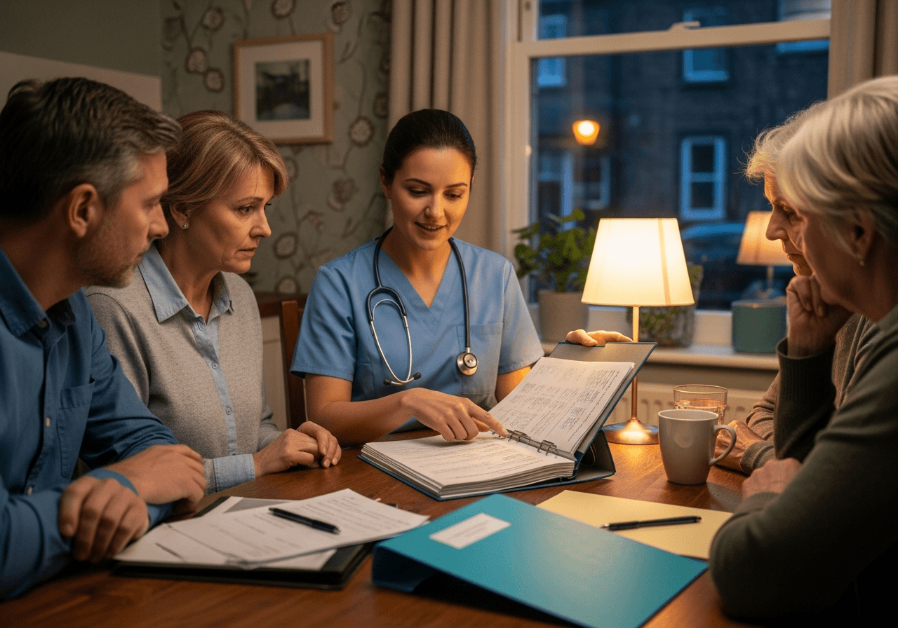 Complex or Specialty Healthcare caregiver with patient